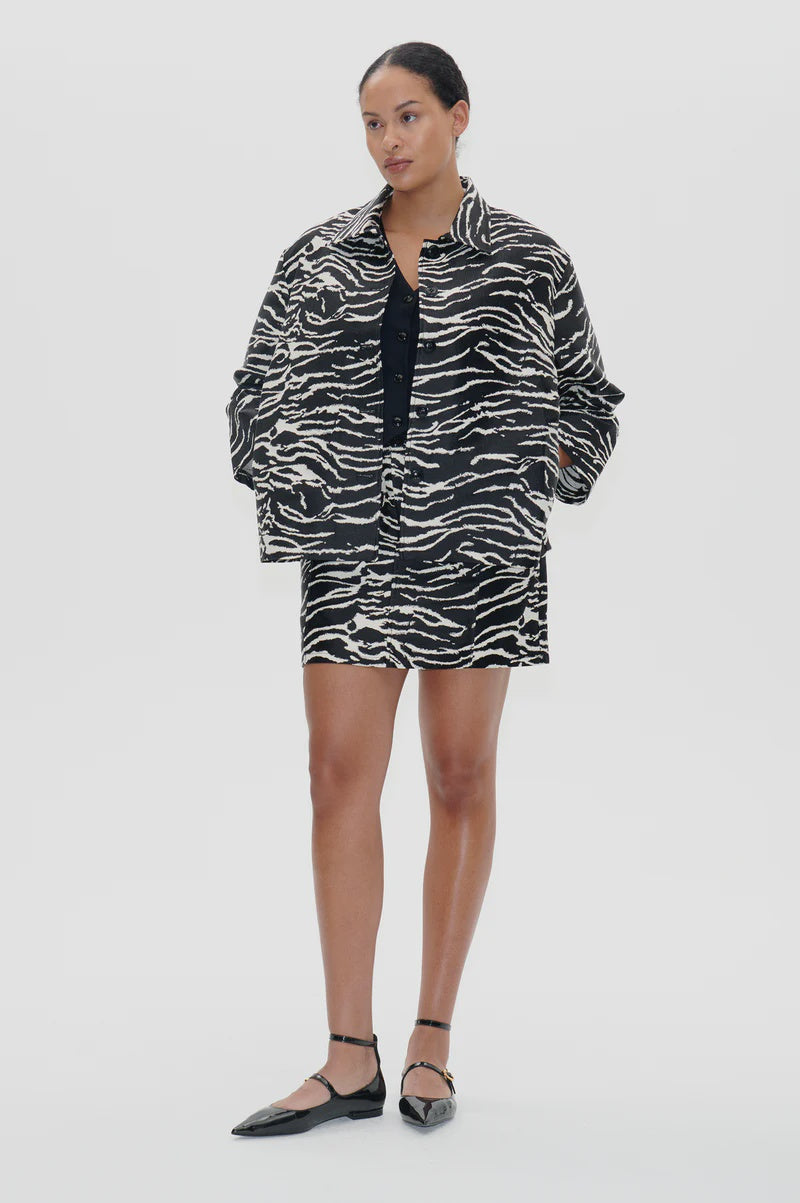 Bessie Jacket - Black Zebra - 36