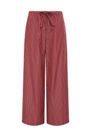 Freja Pant - Wine Stripe