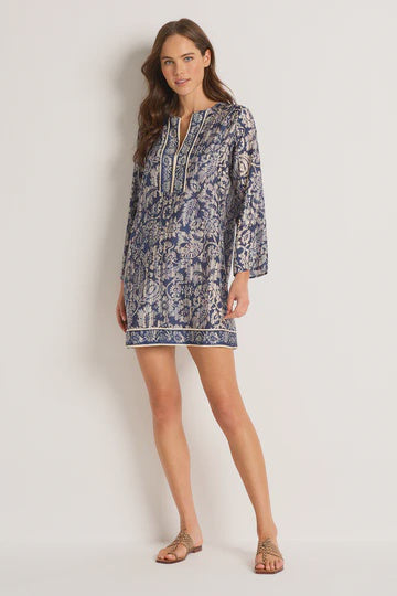 Sonoma Mini Kaftan - Denim Blue