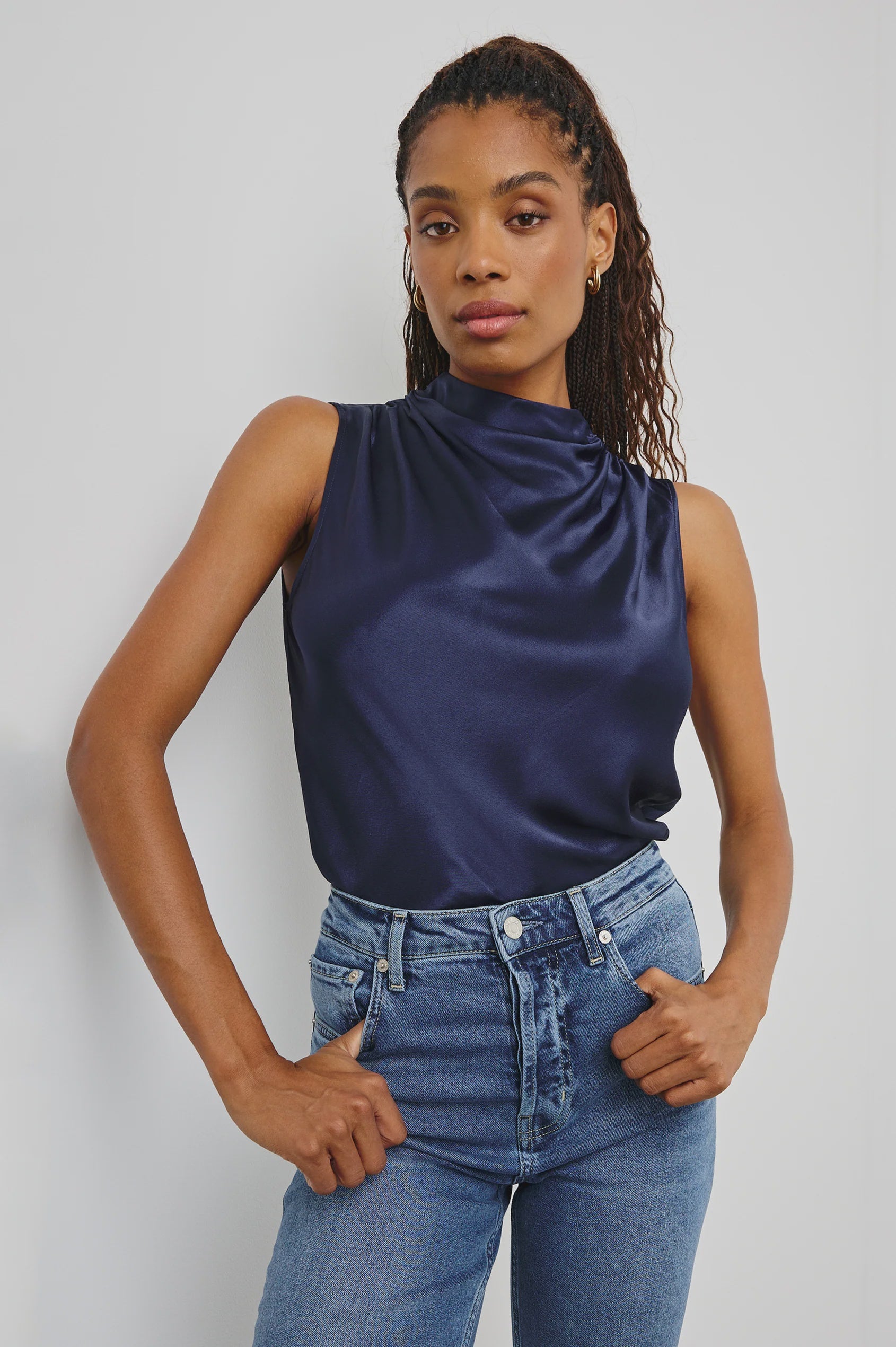 Kaleen Top - Navy