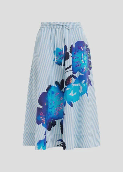 Hemini Foil Print Skirt