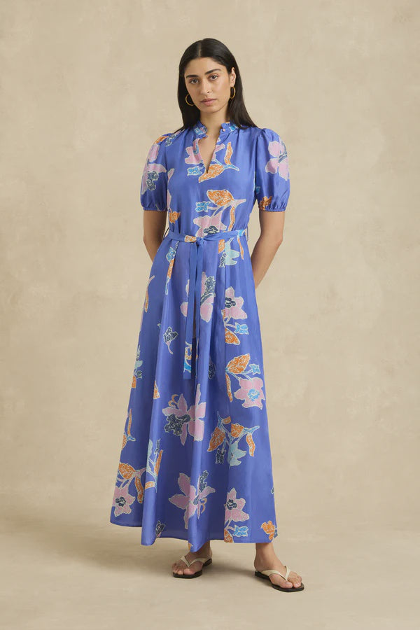 Oceanus Dress - Orchid Cobalt