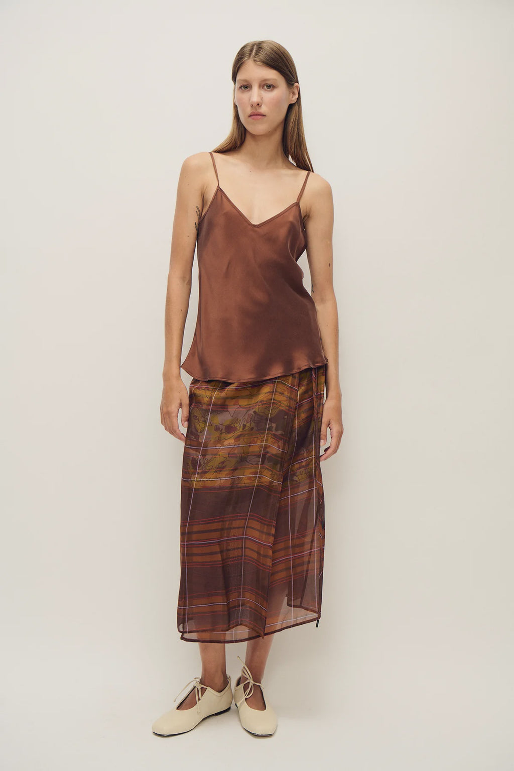 Bias Cut Cami - Root