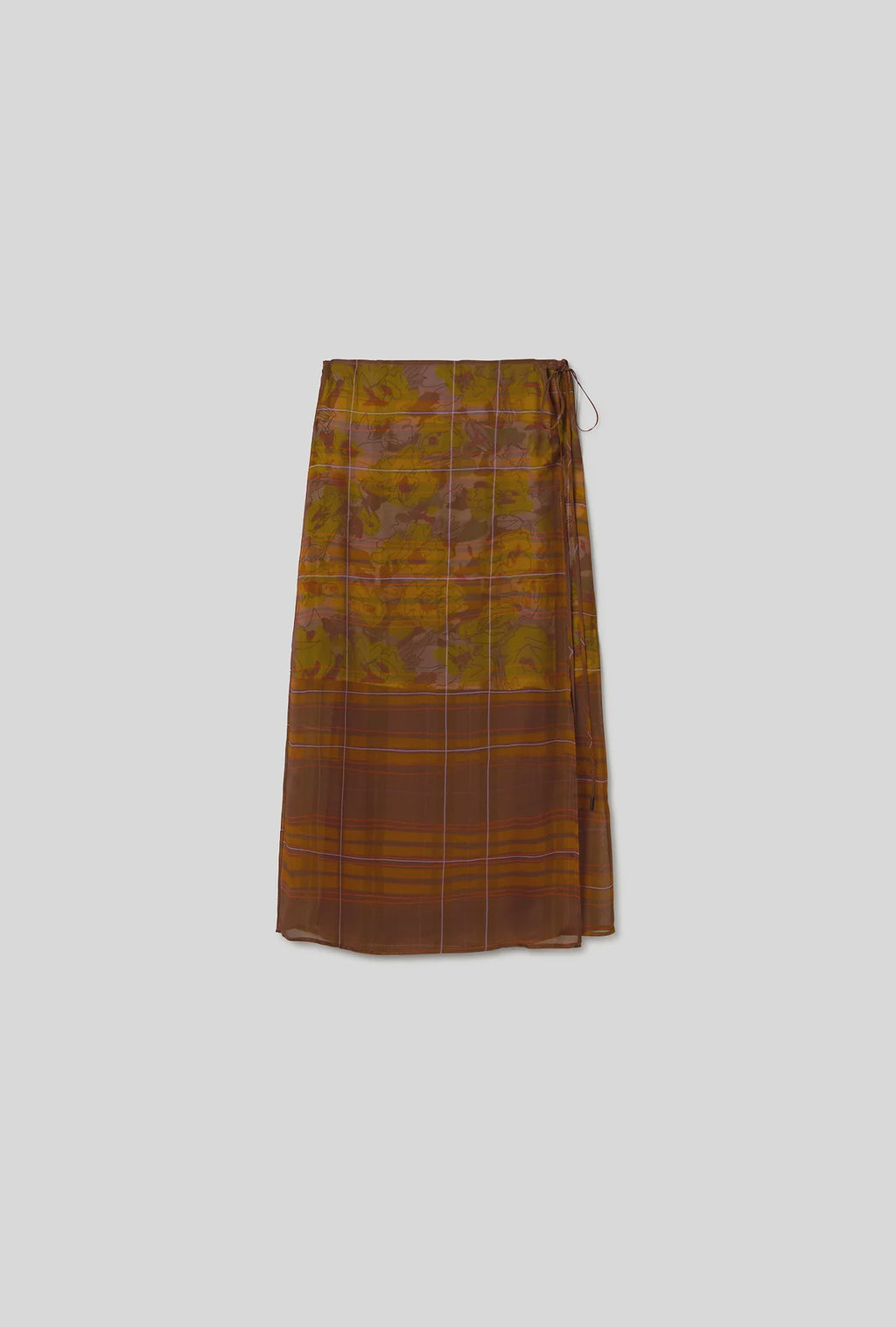 Chiffon Wrap Skirt - Sunflower Floral