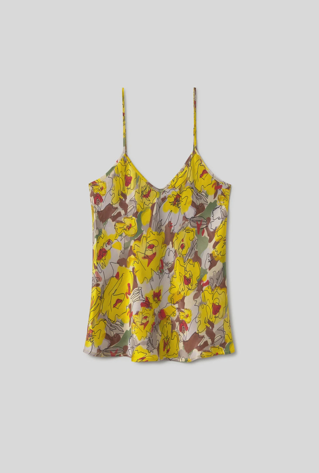 Bias Cut Cami - Sunflower Floral