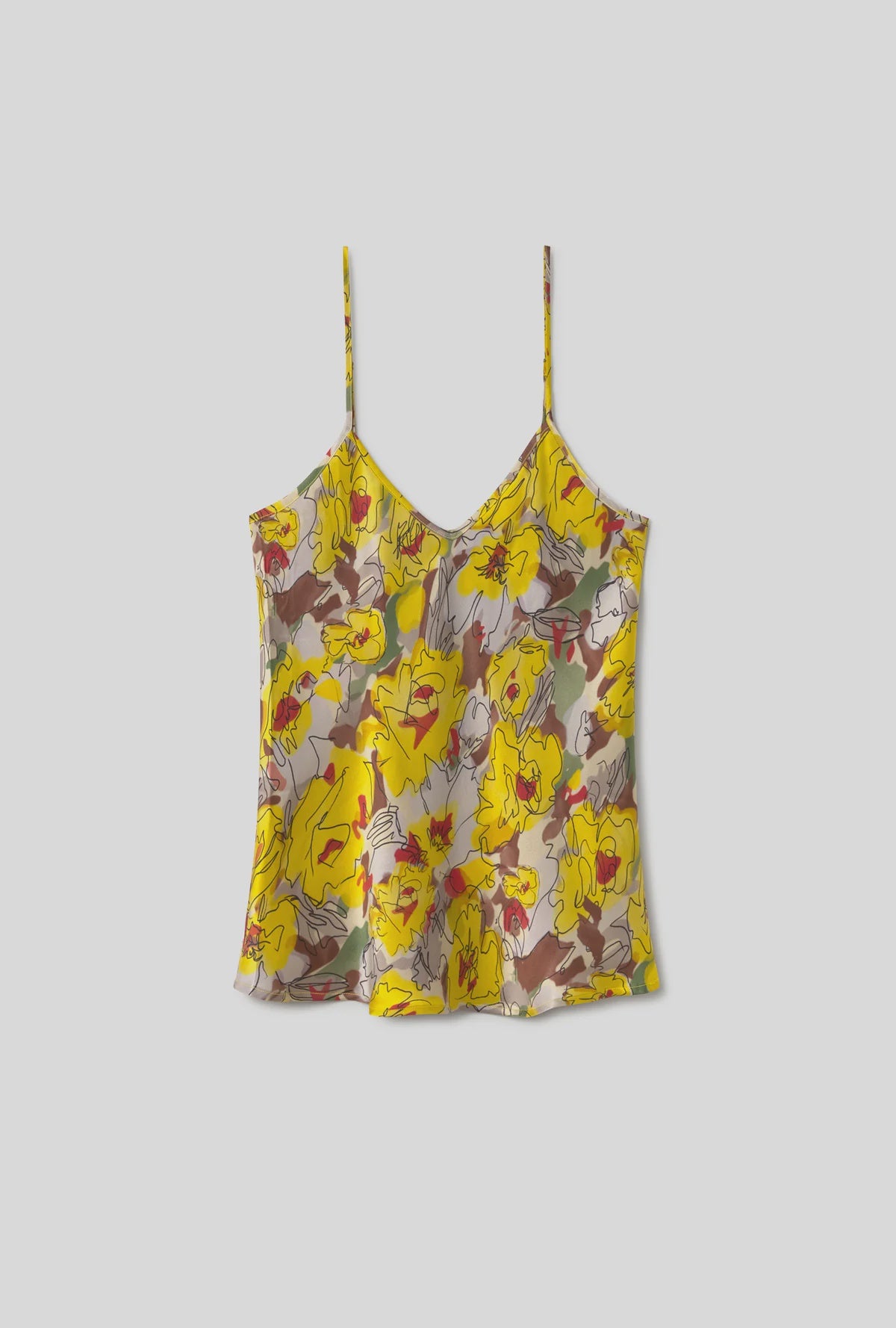 Bias Cut Cami - Sunflower Floral