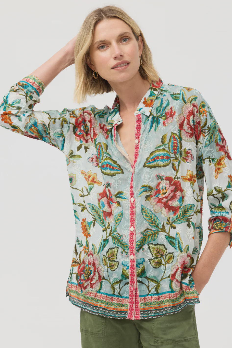 Audrey Button Up Shirt - Gillian