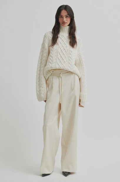 Auburn High Neck Cable Knit