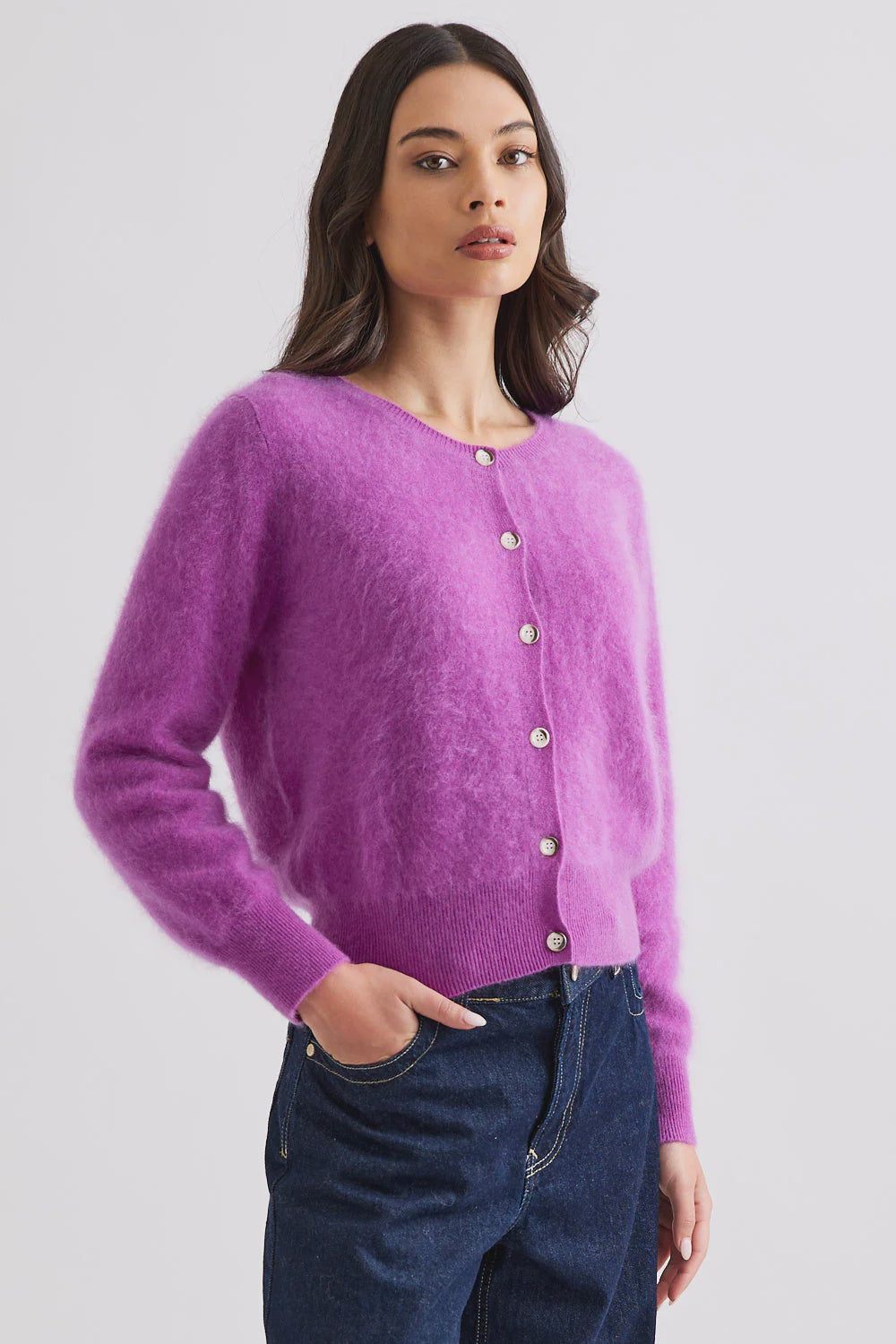 Sierra Cardi - Electric Purple