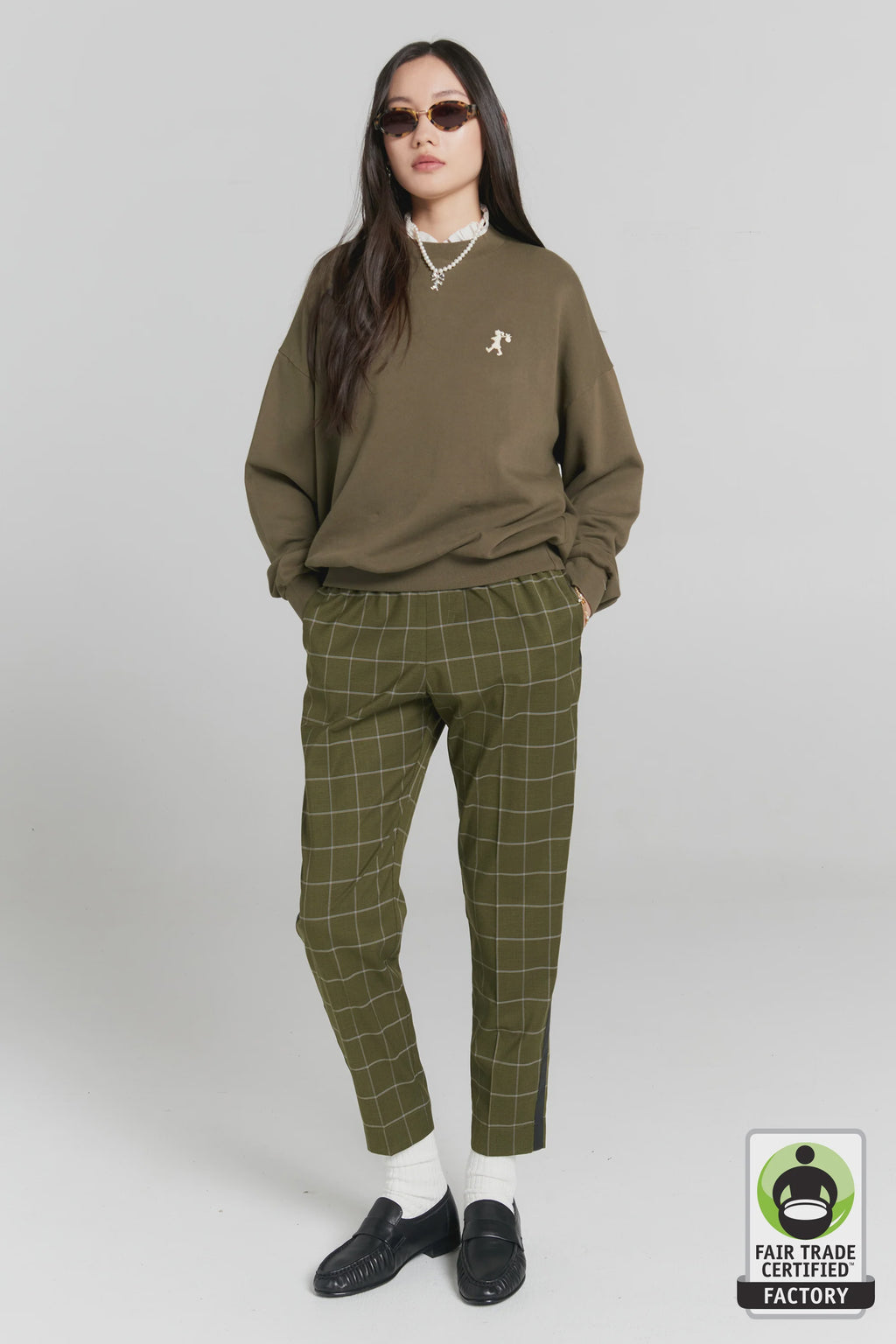 Runaway Girl Crewneck - Green
