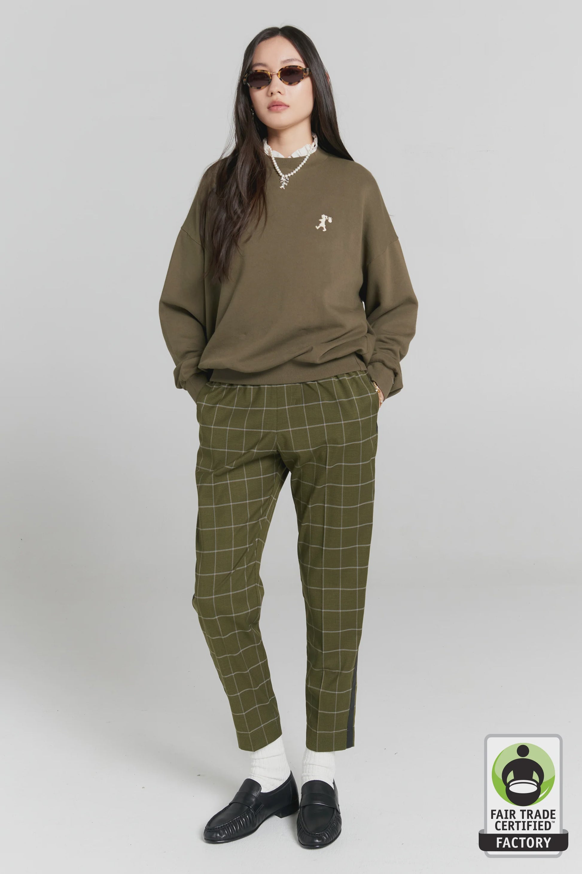 Runaway Girl Crewneck - Green