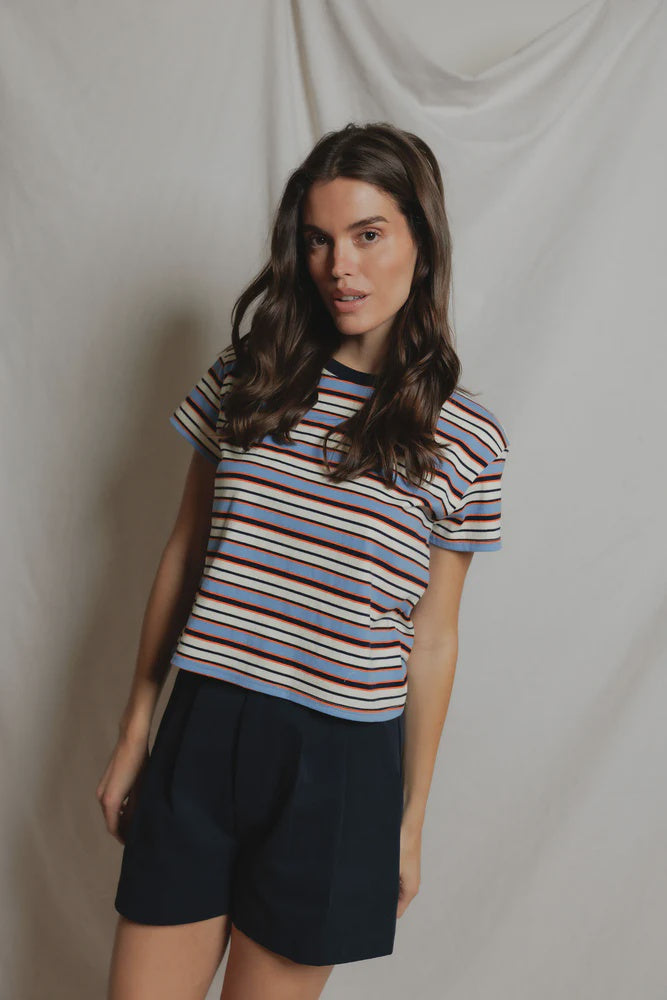Dawn Jersey Stripe Tee