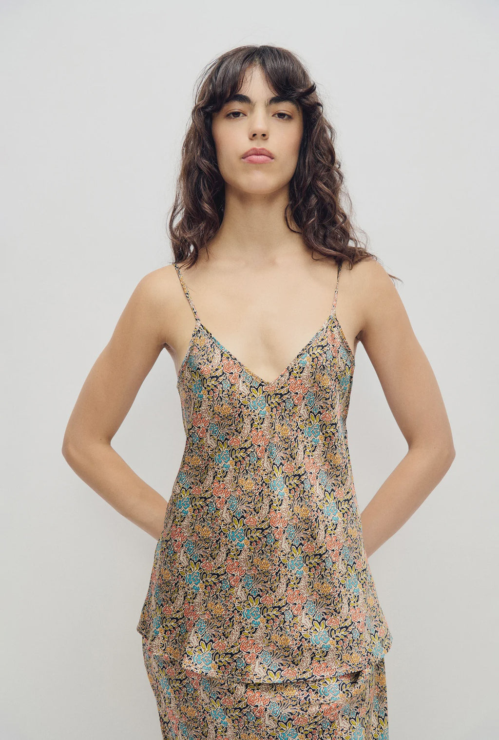 Bias Cut Cami - Sugar Floral