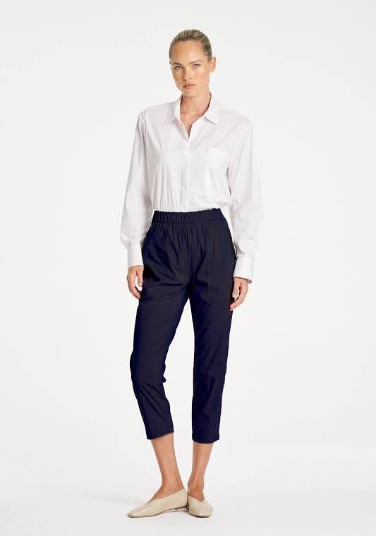 Zip Tapered Pant - French Navy