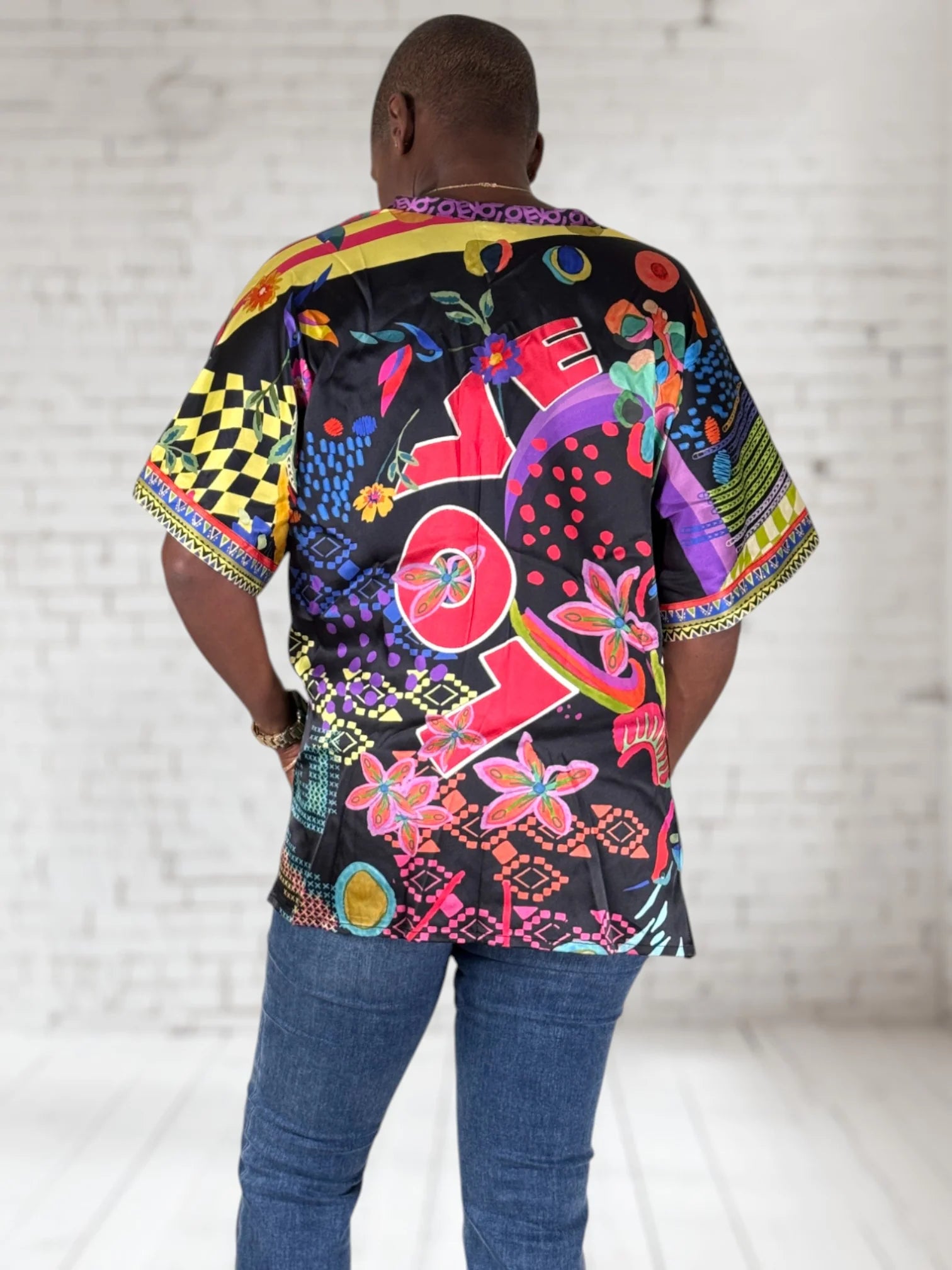 The Audrey Mandarin Collar Tunic