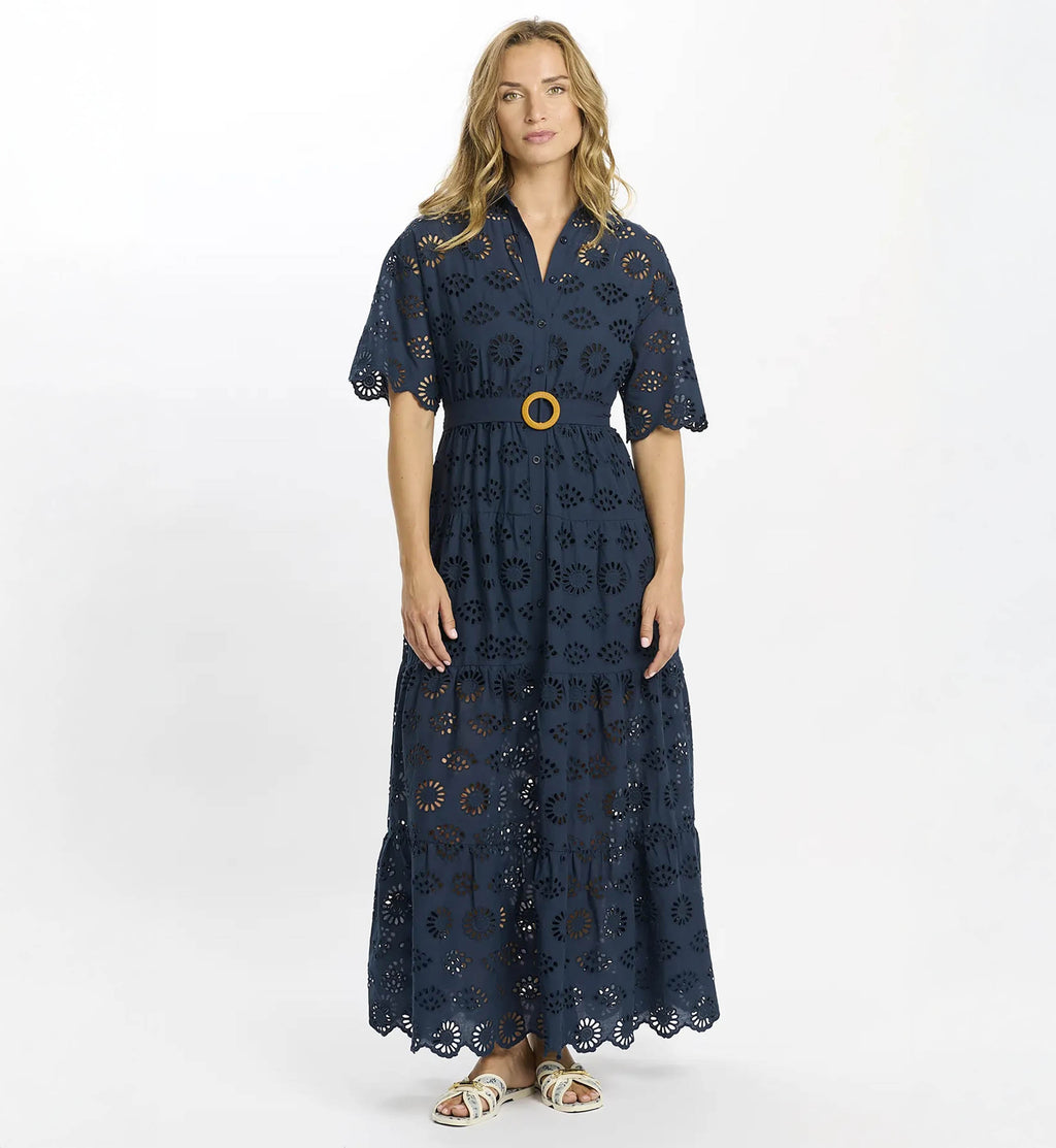Appolline Navy Dress