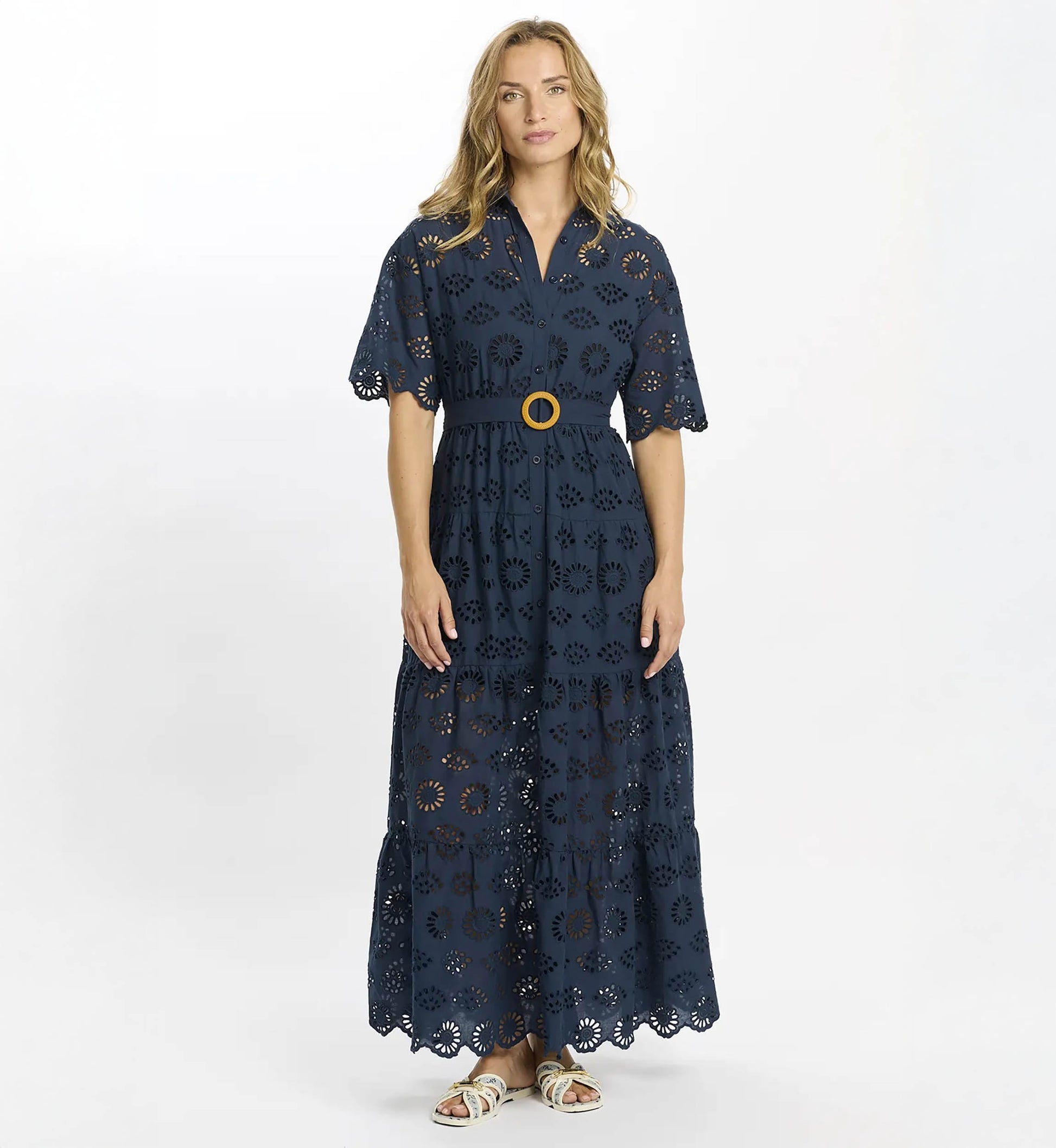 Appolline Navy Dress