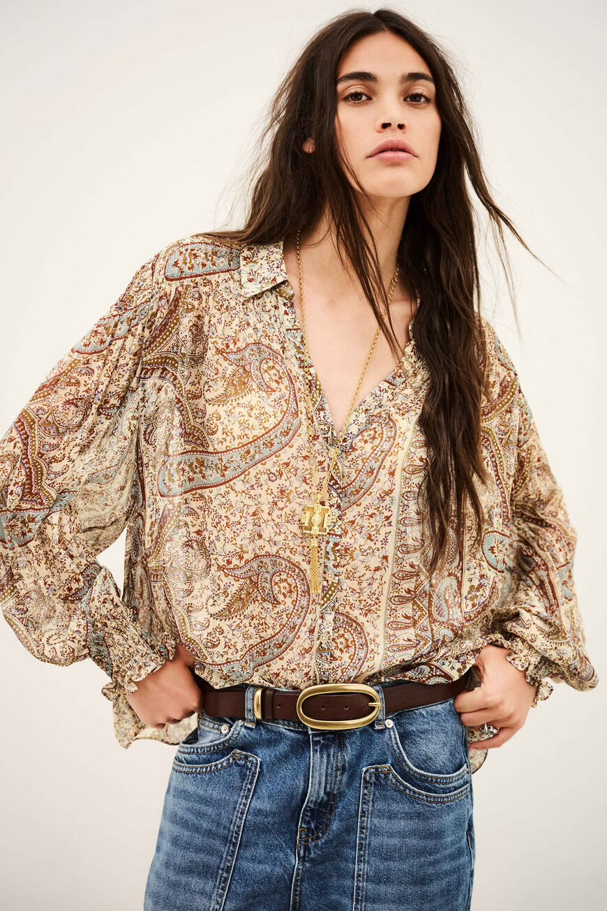 Cleo Paisley Blouse