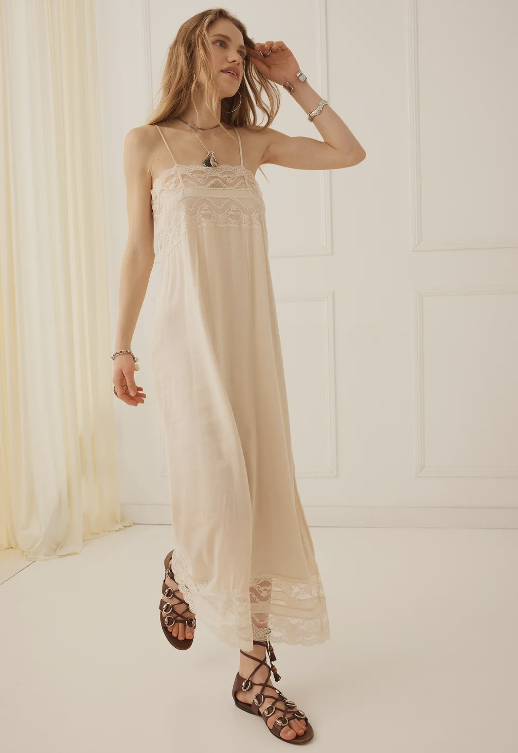 Mia Lace Midi Dress - Pre Order