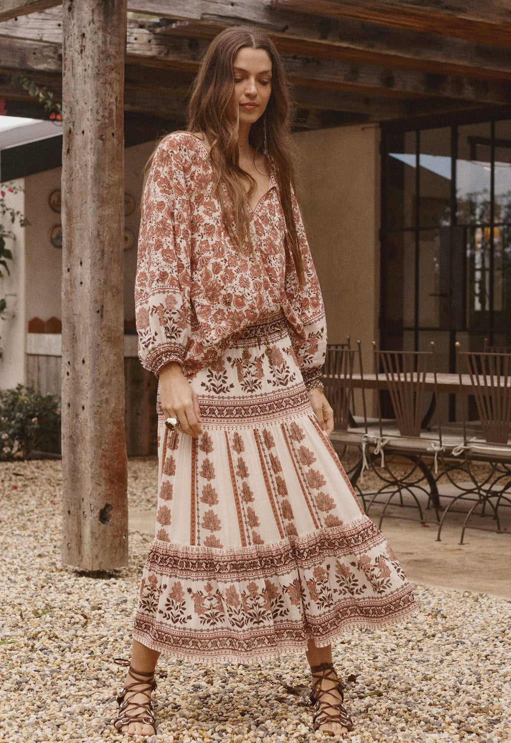 Petalwood Midi Skirt - Pre Order