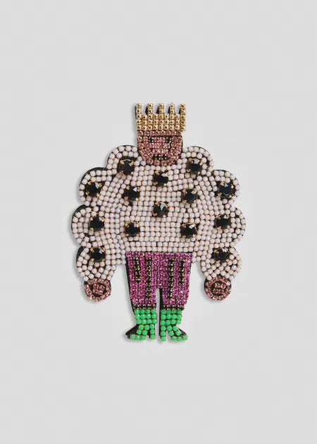 Kaylor King Brooch - Cream