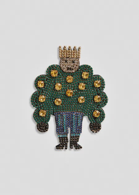 Kaylor King Brooch - Green