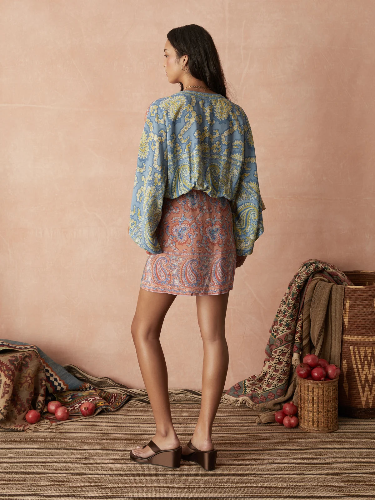 Caravanne Silk Robe Dress