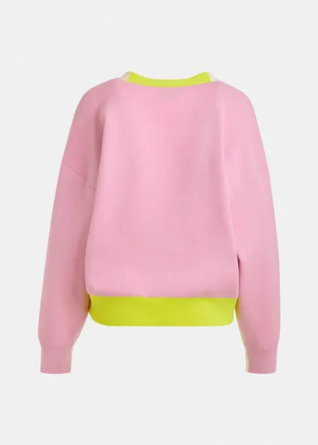 Jicolor off white / pink Cardigan
