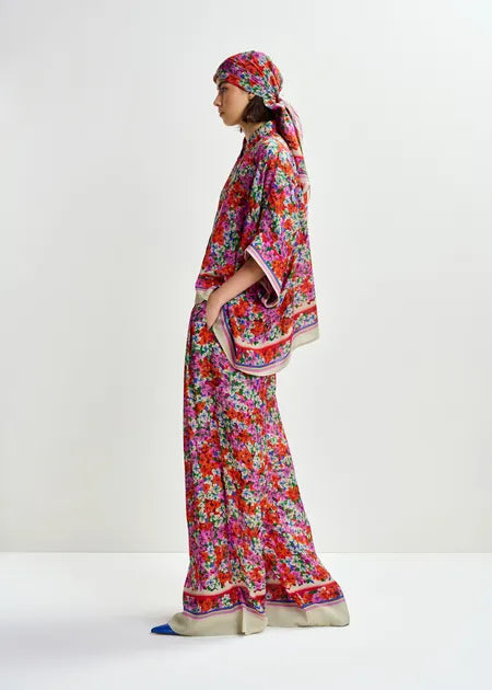 Jirt Oversized silk blend shirt