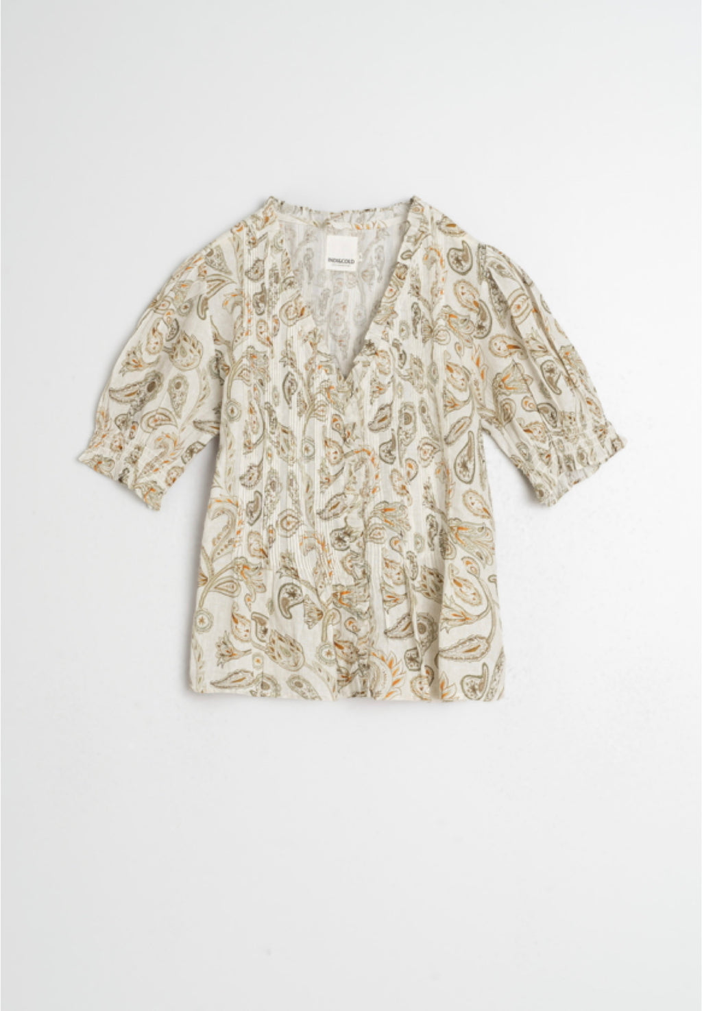Micro Ruffle Voile Shirt