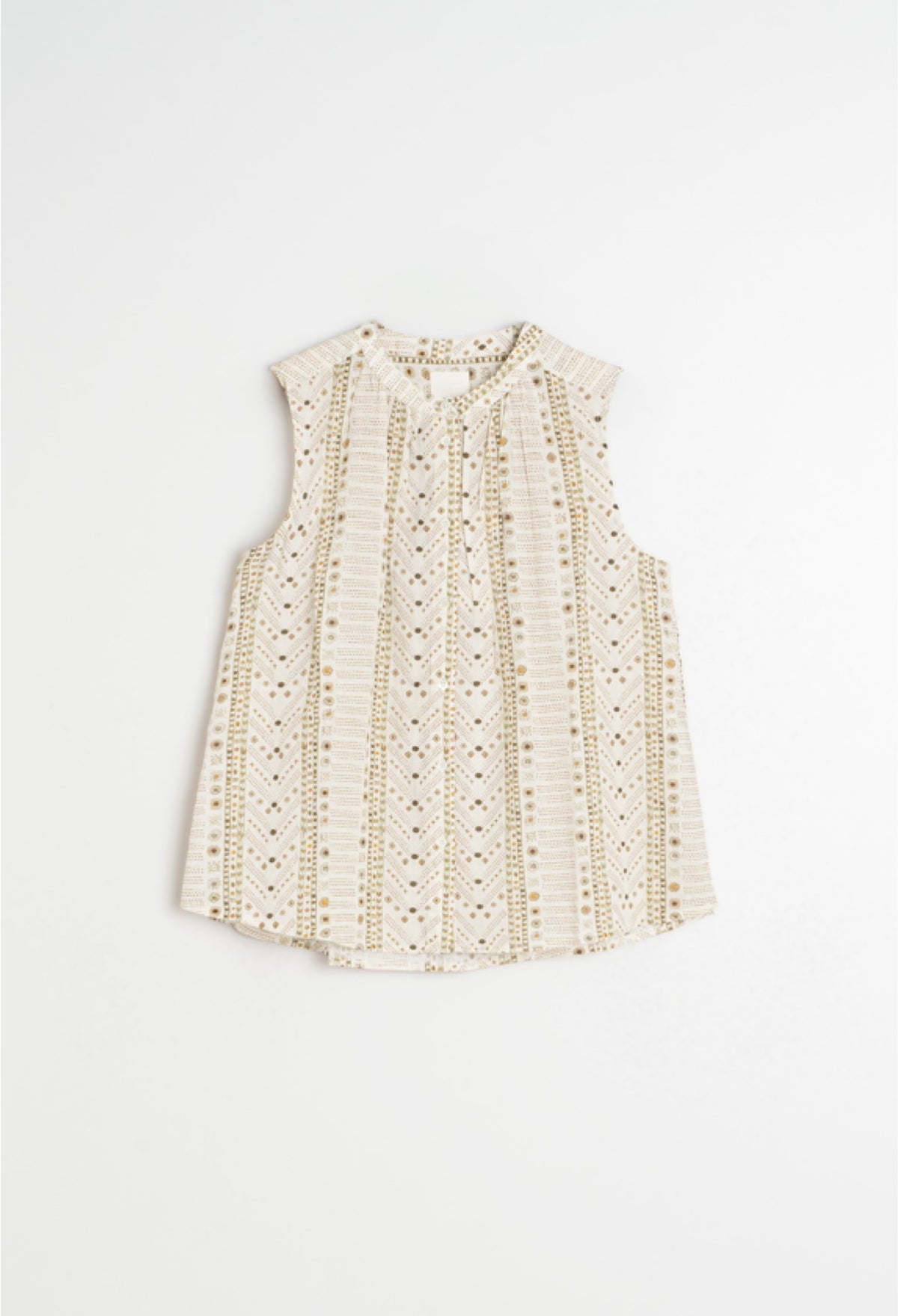 Voile Sleeveless Blouse