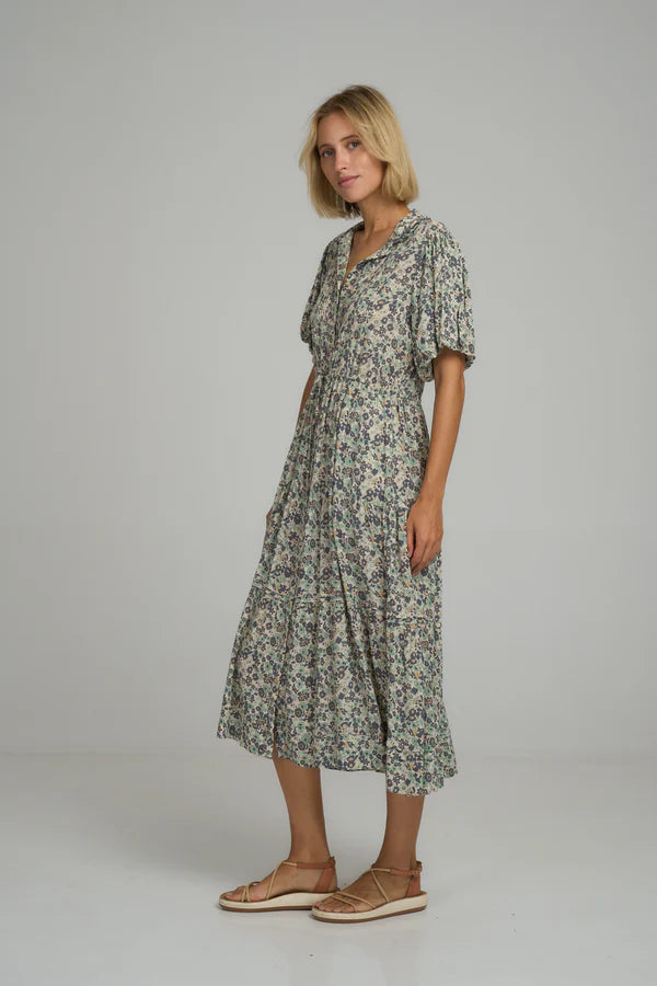Leona Dress - Delphinium Blue