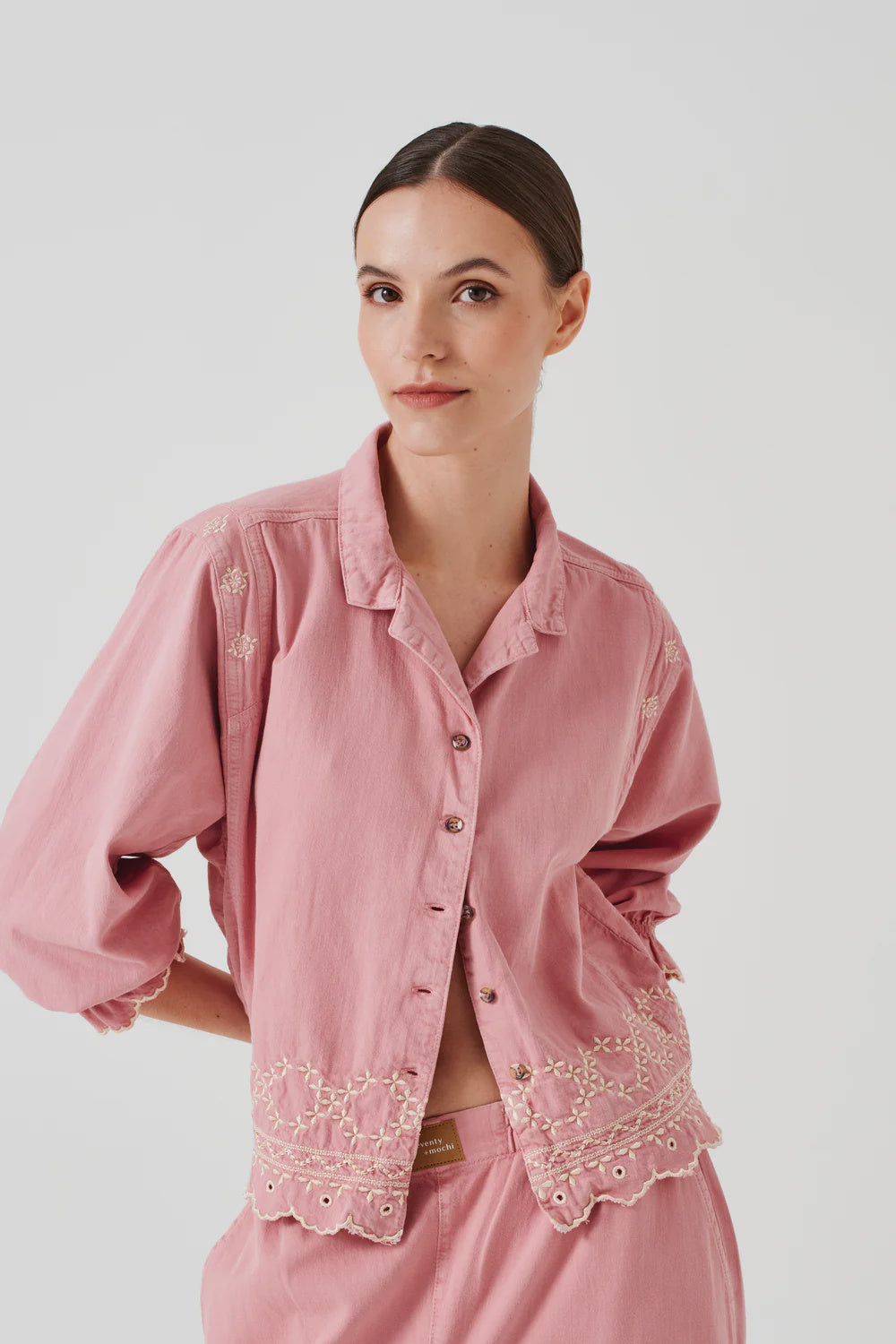 Sophie Shirt - Powder Pink