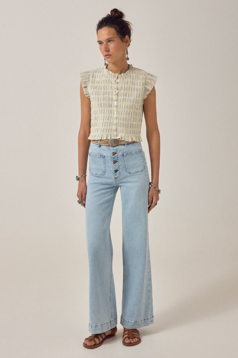 Omaris Sleeveless Blouse