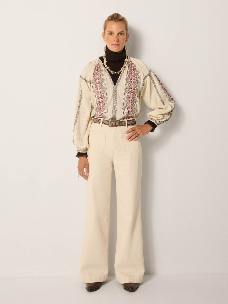 Virginia Ecru Blouse