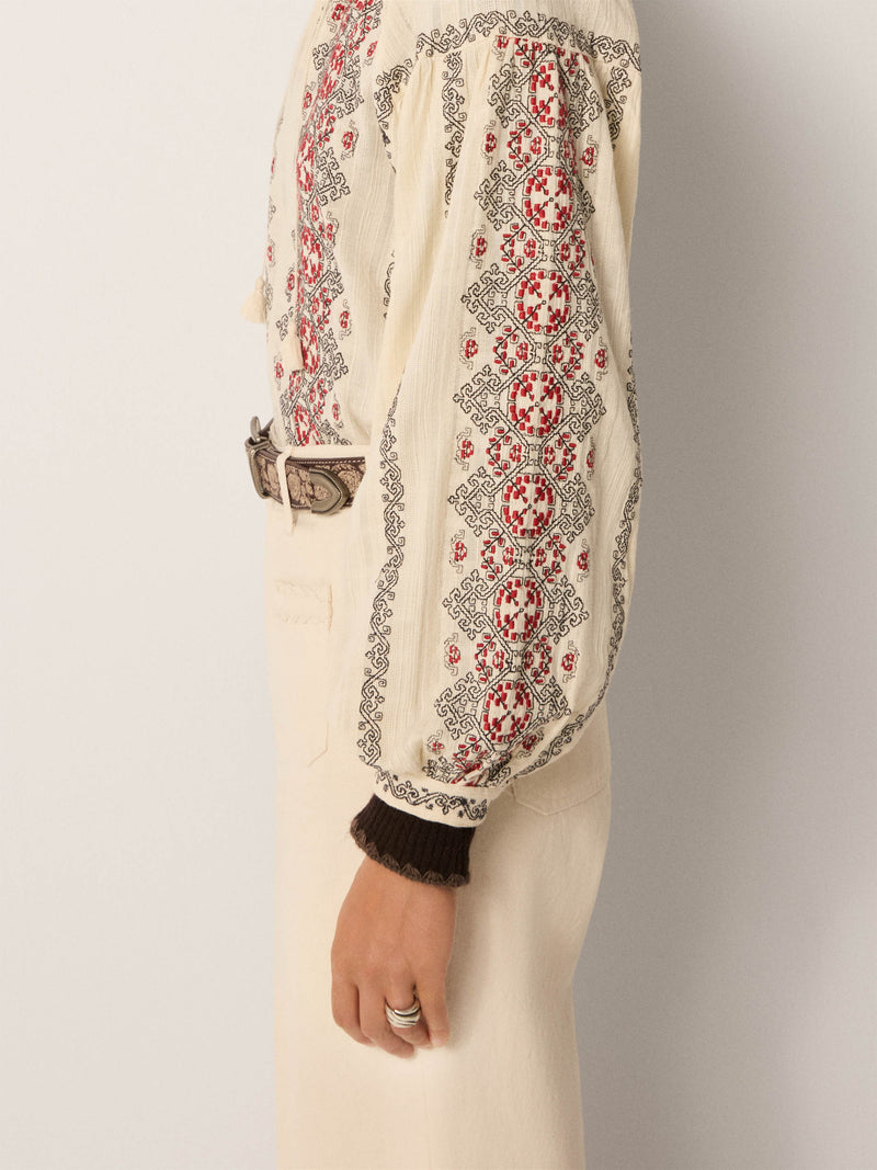 Virginia Ecru Blouse