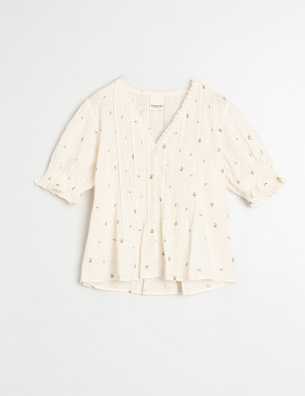 Boxy Schiffli Shirt