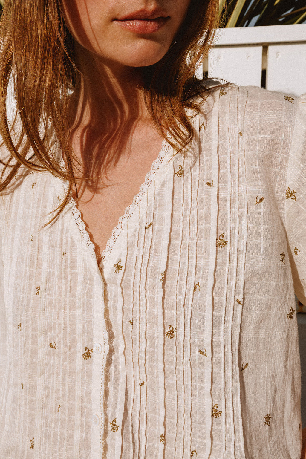 Puffed Sleeve Blouse