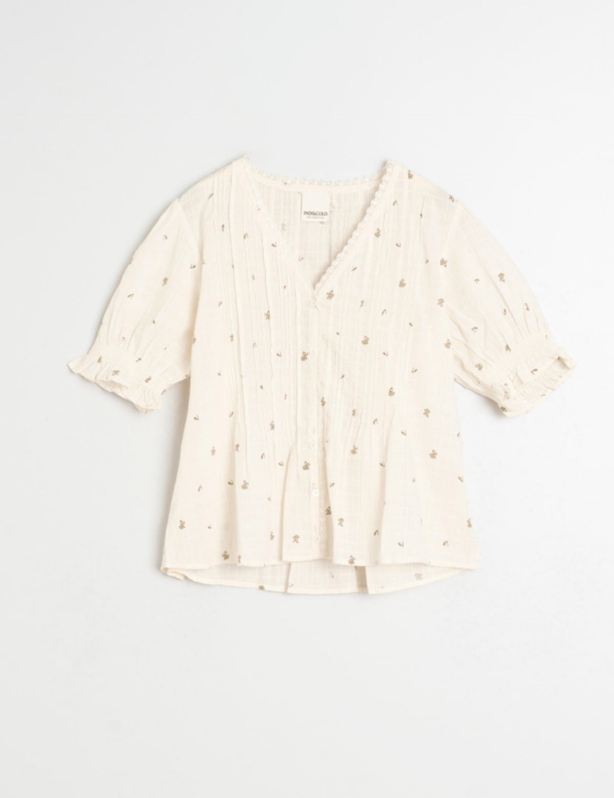 Puffed Sleeve Blouse