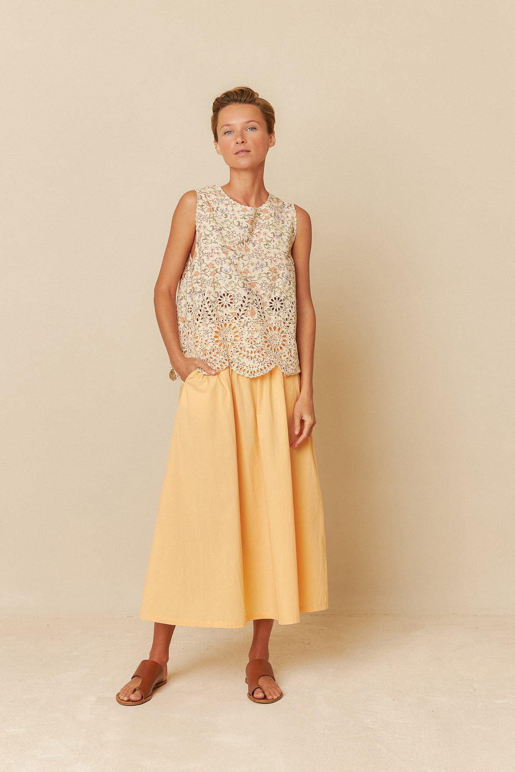 Cotton Lacework Top