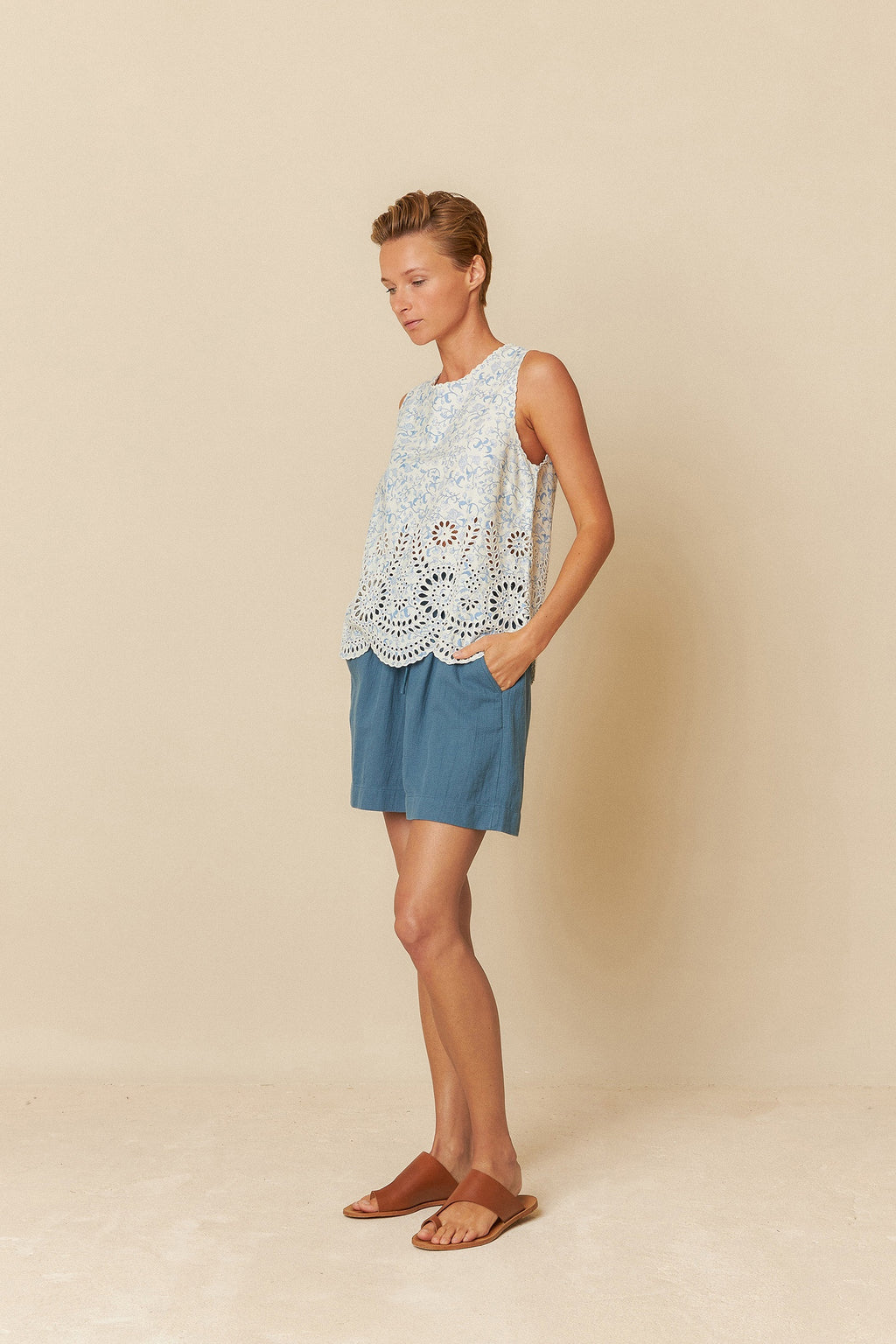 Cotton Lacework Top