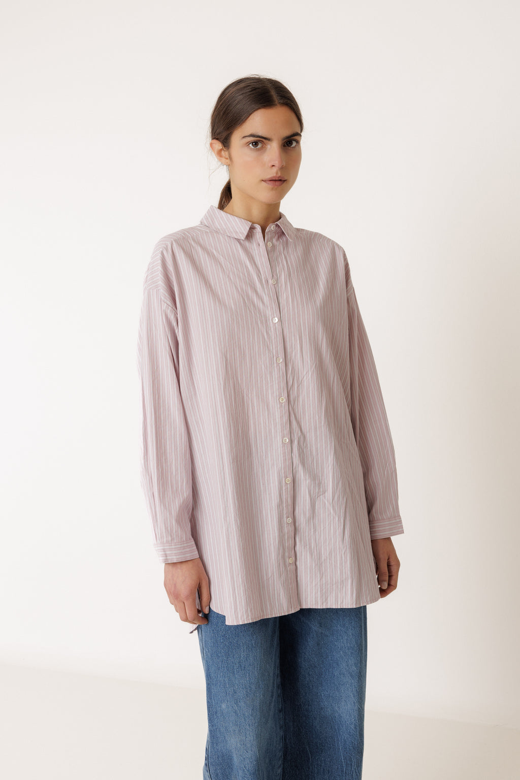 Mauve Striped Shirt