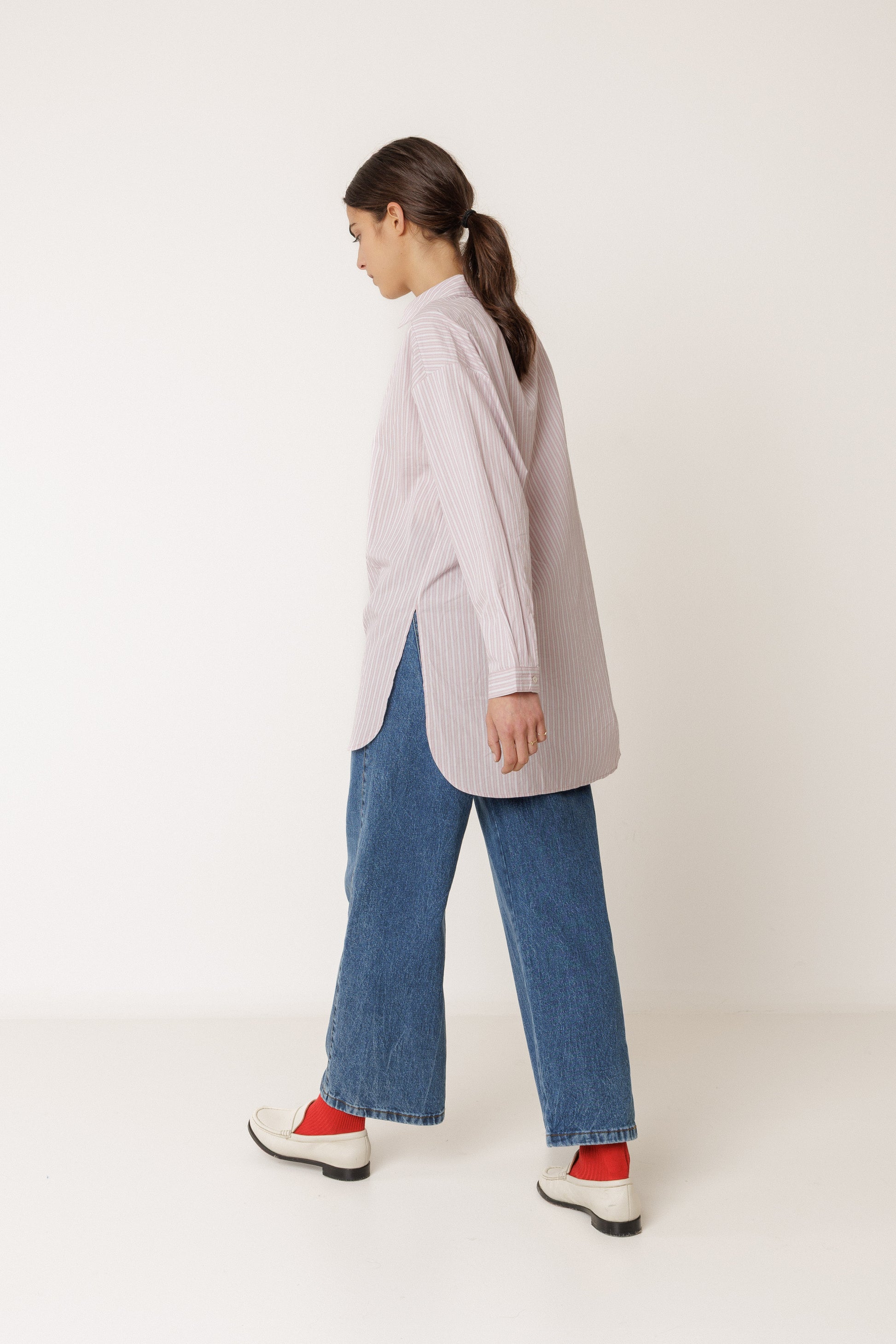Mauve Striped Shirt