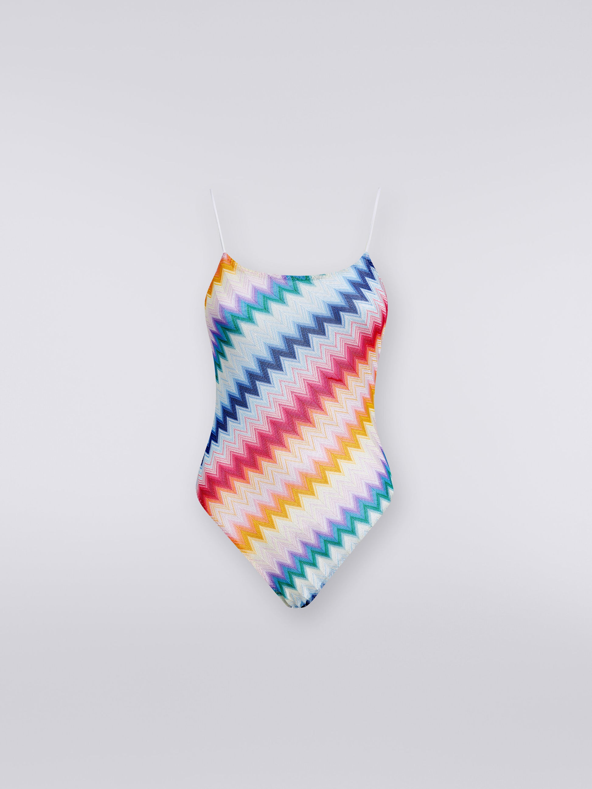 Zig Zag Swimsuit with Lurex