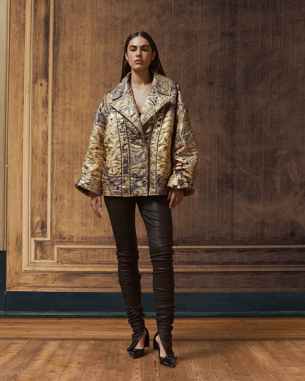 Brigitte Gold Flower Jacket - 0