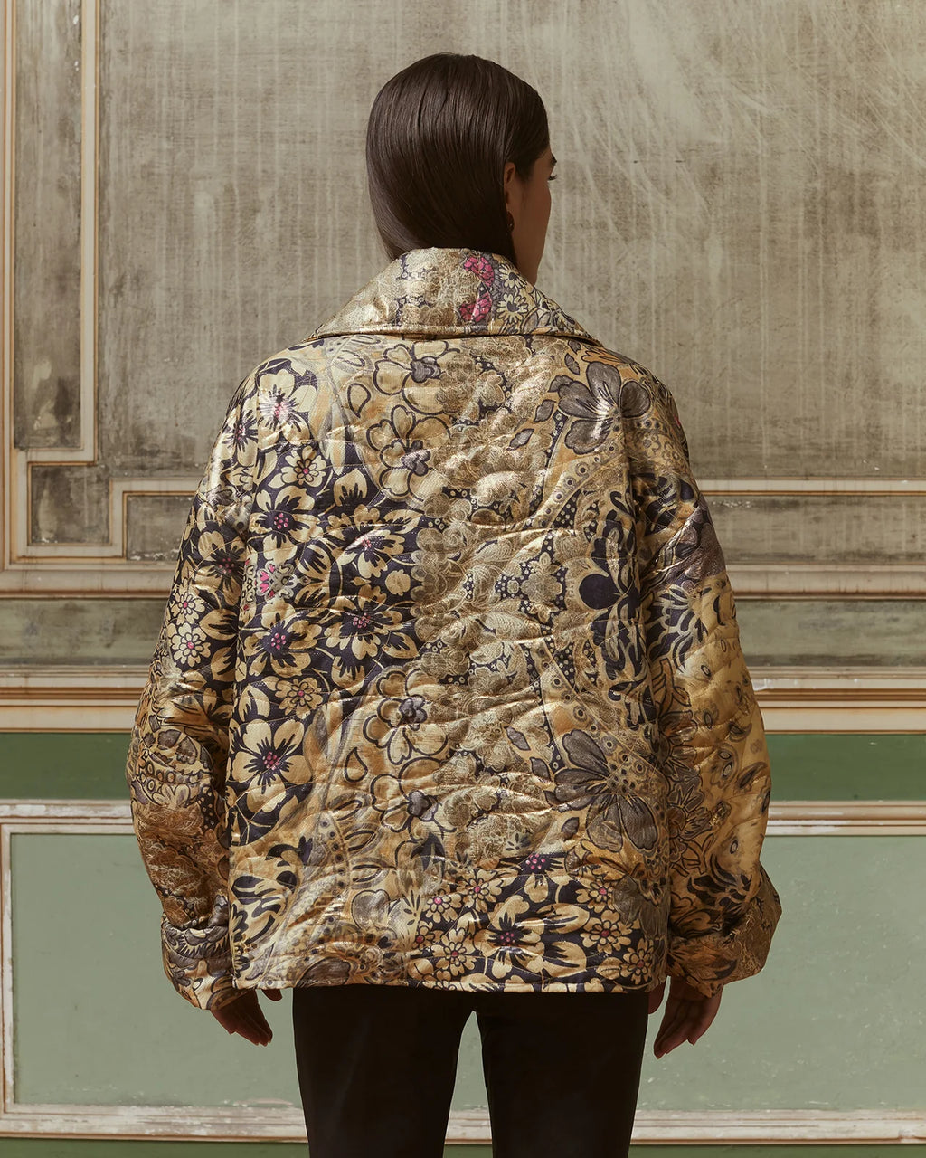 Brigitte Gold Flower Jacket - 0