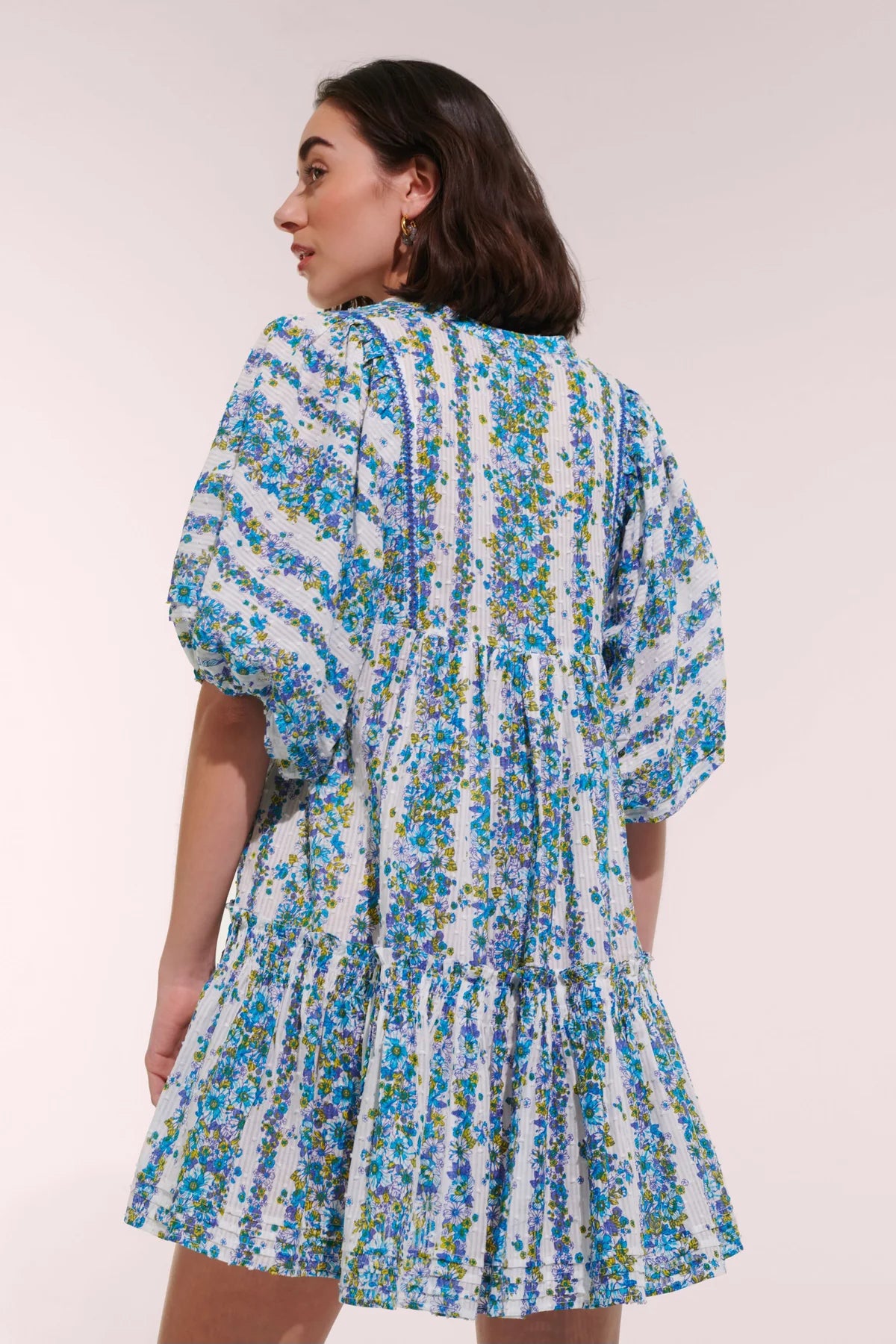 Mini Dress Aria Blue Waves