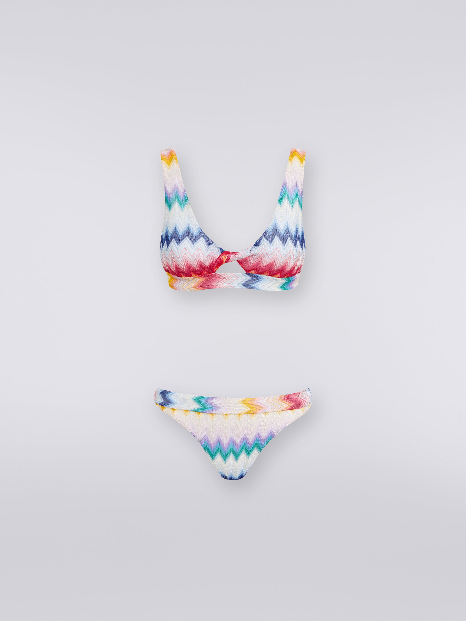 Zig Zag Bikini with Lurex