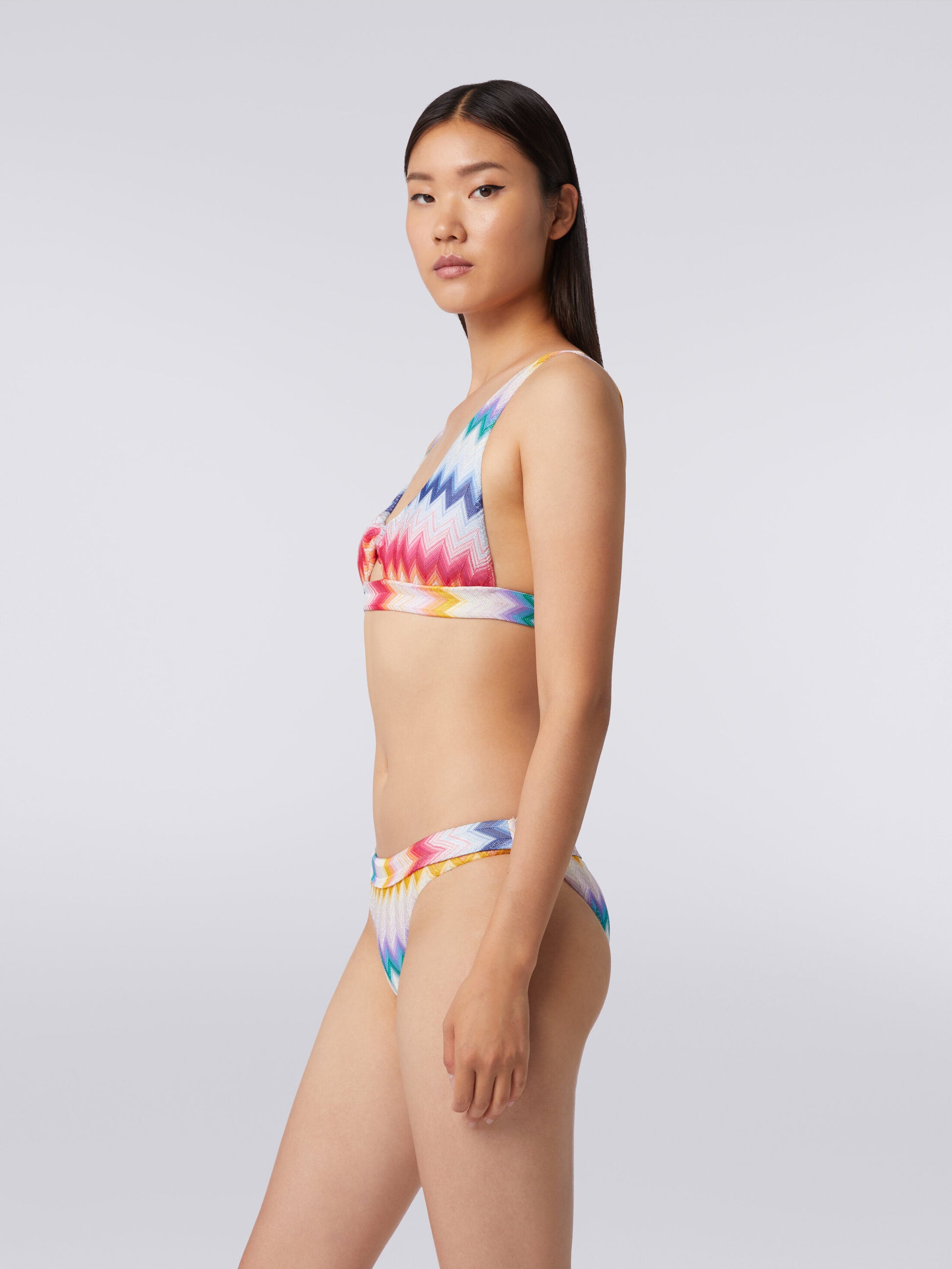 Zig Zag Bikini with Lurex
