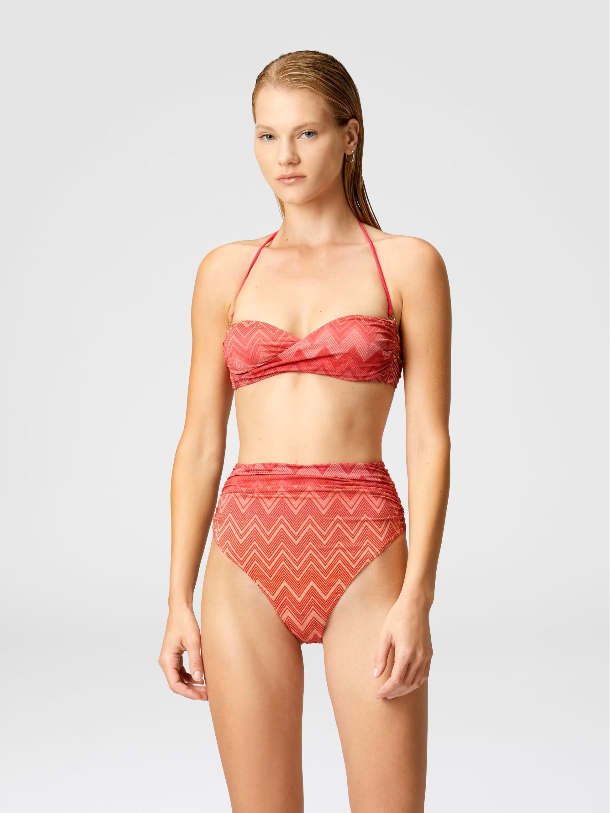 Cherry Chevron Bikini